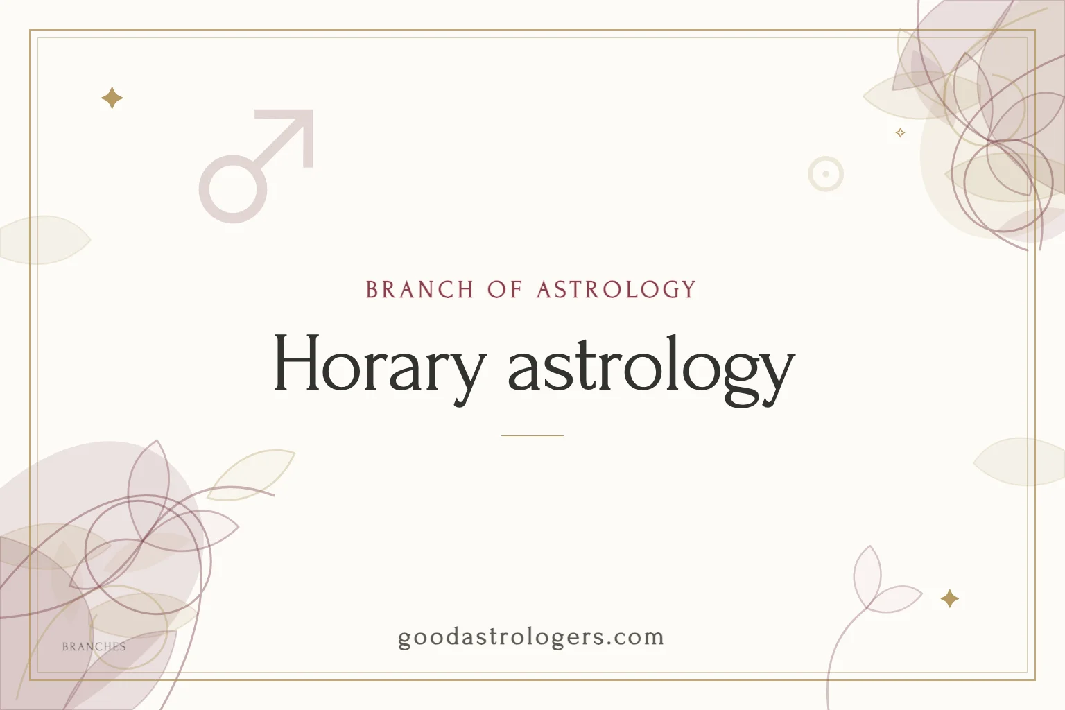 Horary astrology