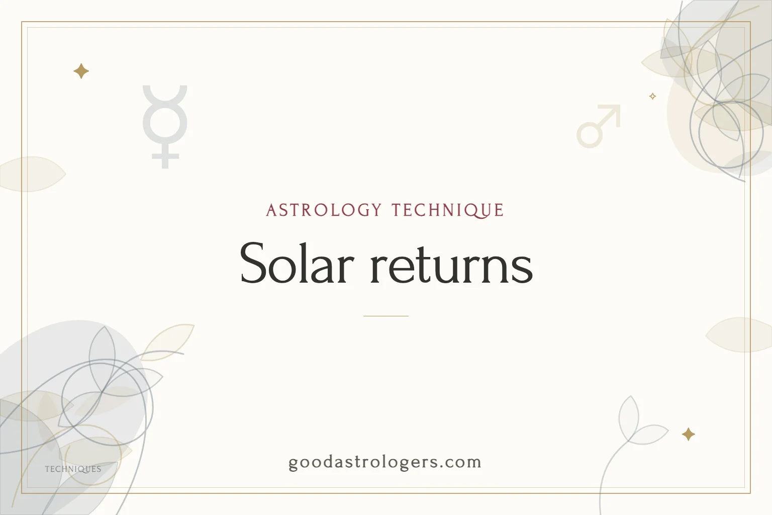 Solar returns